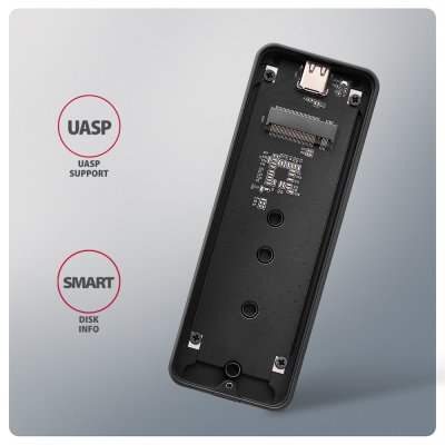 EEM2-20G USB-C 20Gbps - M.2 NVMe SSD ARMORED box