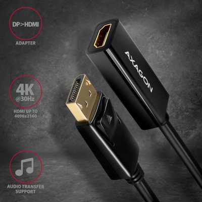 RVD-HI14N DP > HDMI adaptér, 4K/30Hz