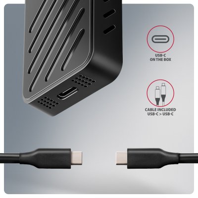 EEM2-20G USB-C 20Gbps - M.2 NVMe SSD ARMORED box