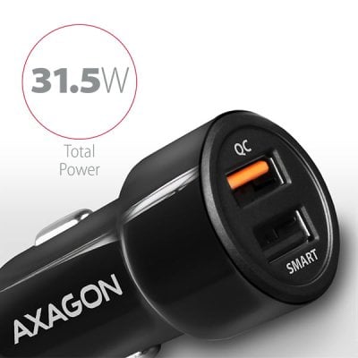 PWC-QC5 QC 3.0 + 2.4 A car charger 31.5 W
