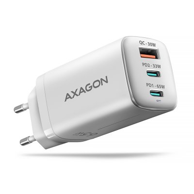 ACU-DPQ65W PD3.0 & QC4+ 3xOUTPUTS wall charger 65W