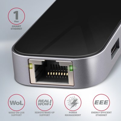 HMC-6GL SuperSpeed USB-C COMBO 6in1 hub