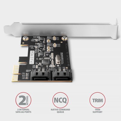 PCES-SJ2 PCIe řadič 2x SATA 6G