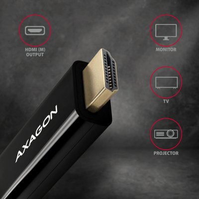 RVD-HI14C2 DP > HDMI kábel 1.8 m, 4K/30Hz