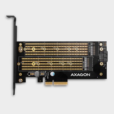 PCEM2-D PCIe NVMe + SATA M.2 adaptér