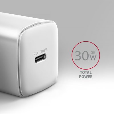 ACU-PD30W PD 3.0 & QC4+ 1× OUTPUT wall charger 30W