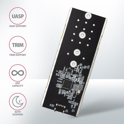 EEM2-GTR SuperSpeed+ USB-C – NVMe M.2 THIN RIB box