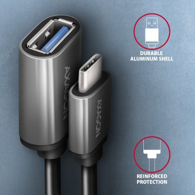 RUCM-AFAC USB-C <> USB-A cable adapter