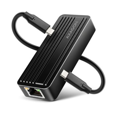ADE-10GR USB-C 10 Gigabit Ethernet Adapter with Detachable USB-C Cable