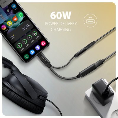 ADA-HCPD USB-C - Hi-Res DAC audio adapter PD 60 W