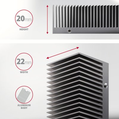 CLR-M2XT heatsink for M.2 SSD