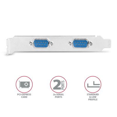 PCEA-S2N PCIe řadič 2× serial