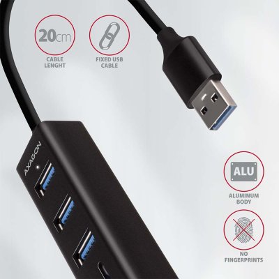 HMA-CR3A SuperSpeed USB-A hub + Kartenleser