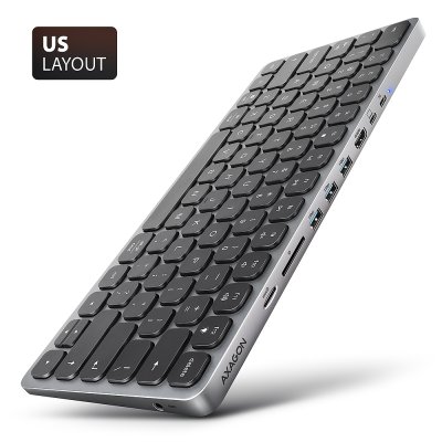 HMC-KB-US USB-C 5Gbps KEYBOARD (US) 9in1 hub