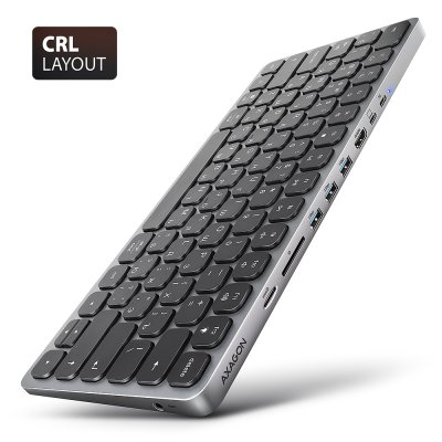 HMC-KB-CRL USB-C 5Gbps KEYBOARD (CRL) 9in1 hub