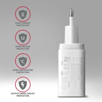 ACU-PQ22W PD & QC wall charger 22W