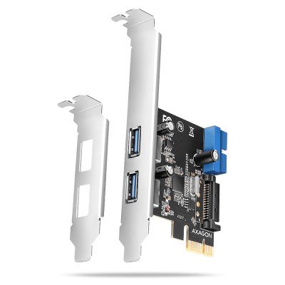 PCEU-232RS PCIe řadič 2× ext. + 2× int. USB 5Gbps