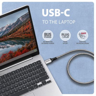 ADE-CM50 USB-C Gigabit Ethernet adaptér s integrovaným síťovým CAT6 kabelem RJ-45 (5 m)