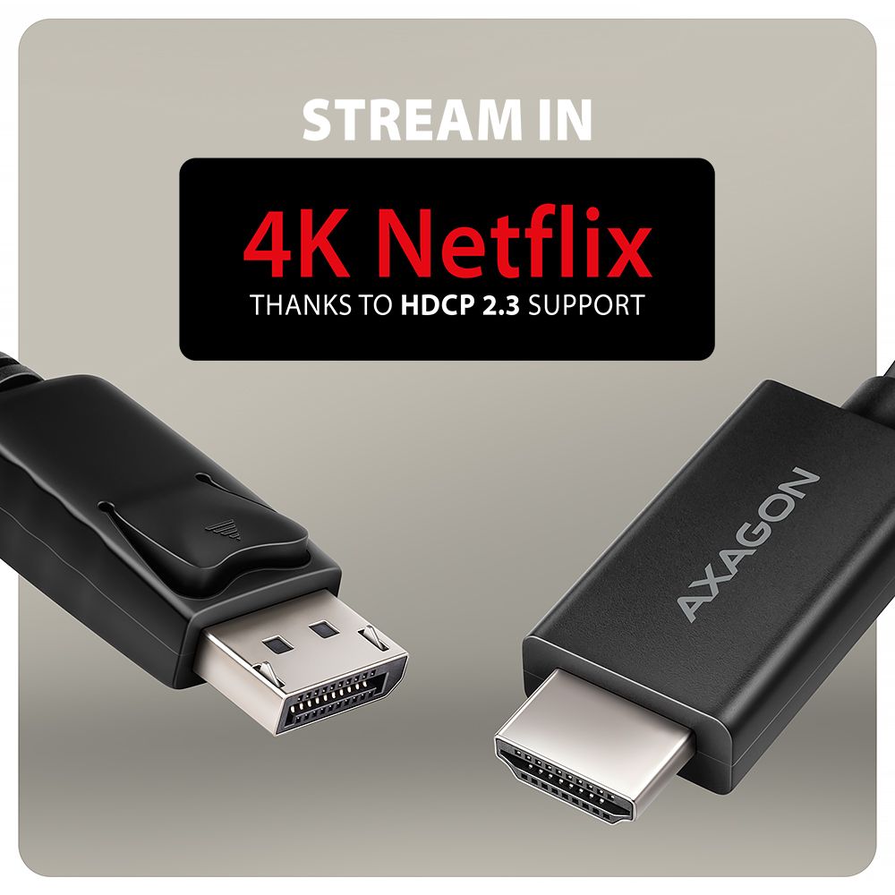 RVD-HI20C2 DP > HDMI kabel 1.8 m, 4K/60Hz