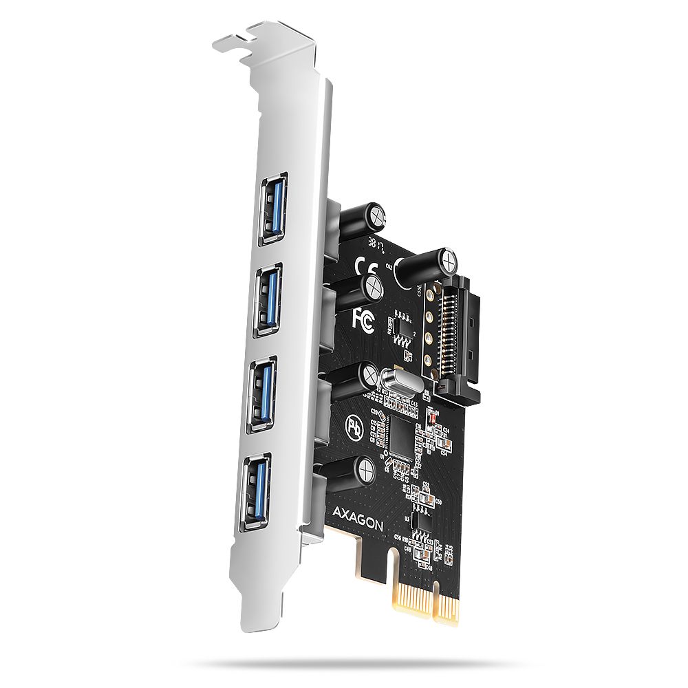 PCEU-430RS PCIe controller 4x ext. USB-A 5Gbps port
