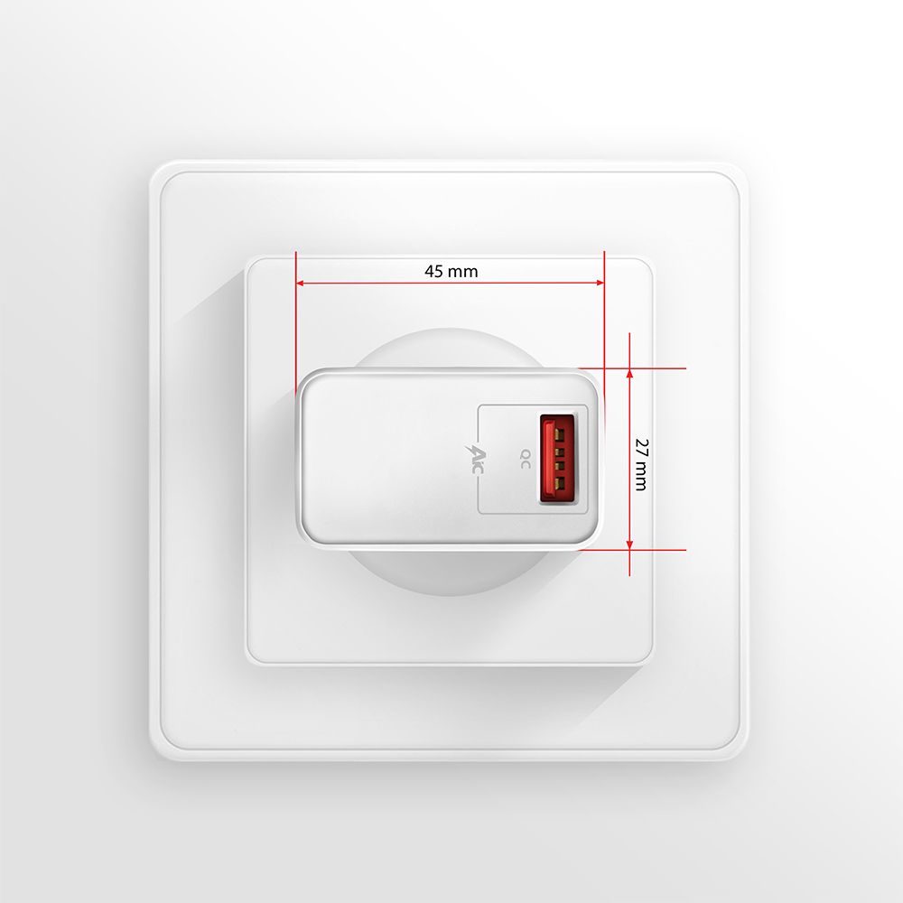 ACU-QC19W QC wall charger 19W