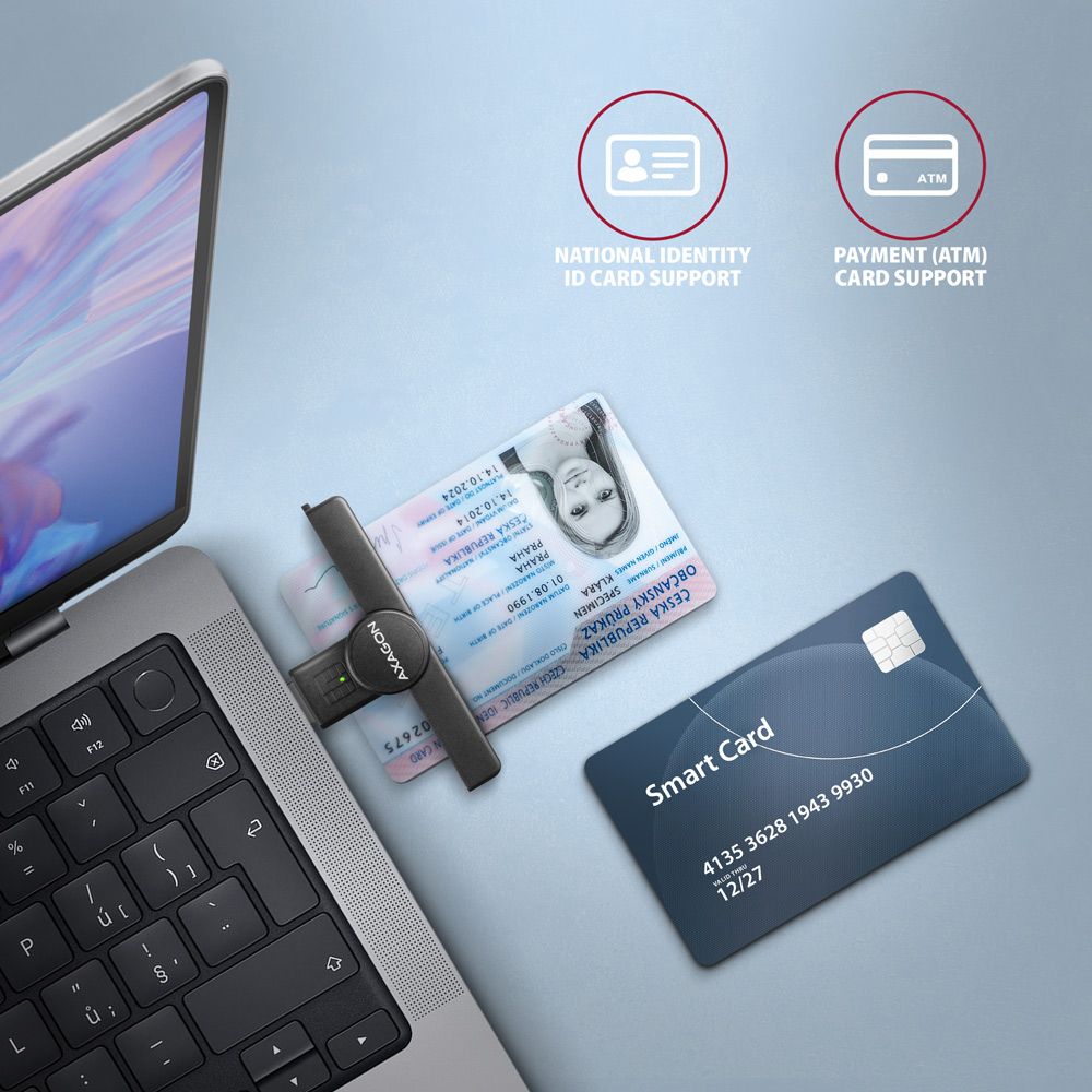 CRE-SMPA USB-A Smart card PocketReader čtečka