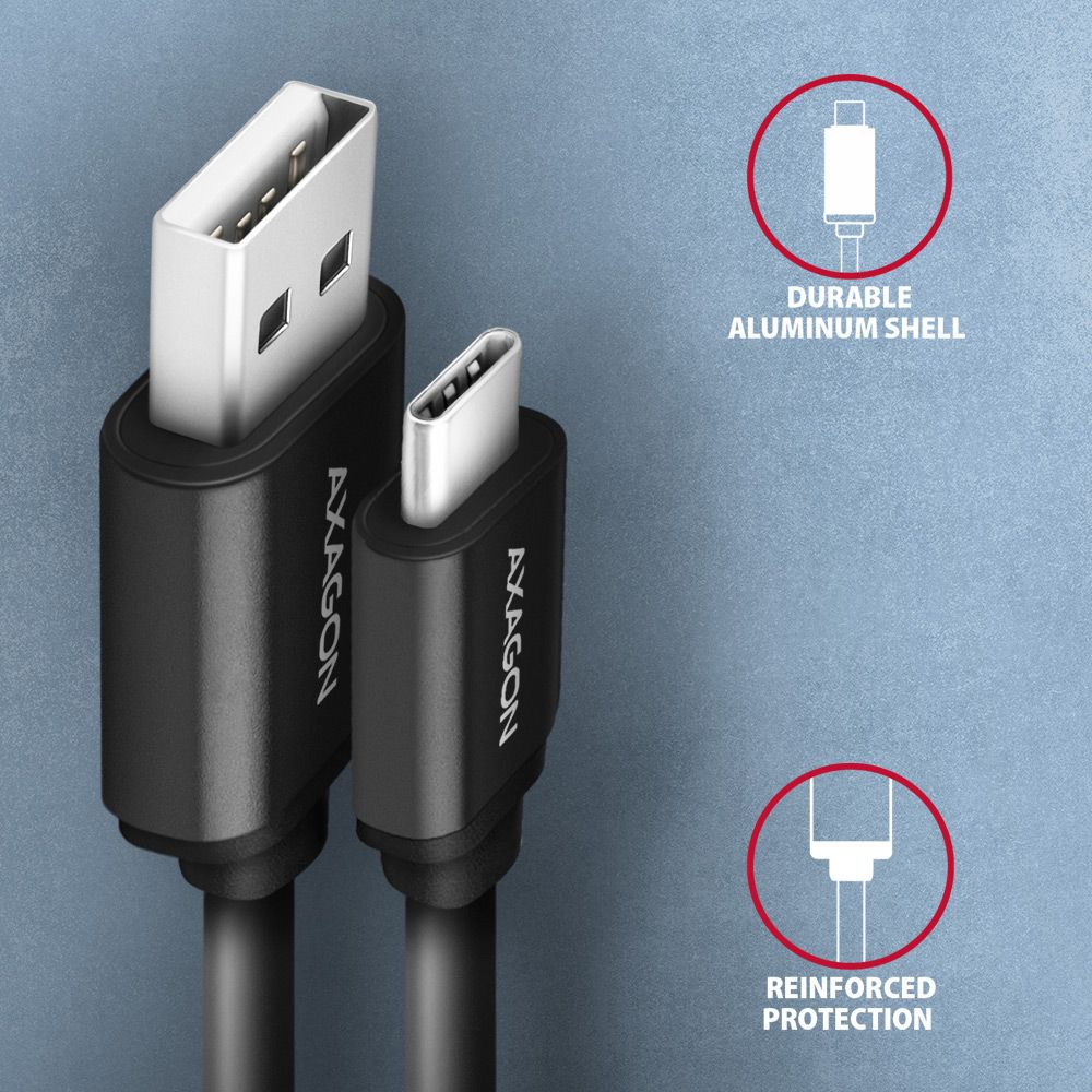 BUCM-AM10TB TWISTER USB-C <> USB-A kabel 0.6 m