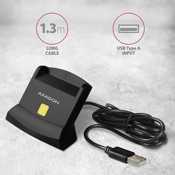 CRE-SM2 4-slot Smart card reader