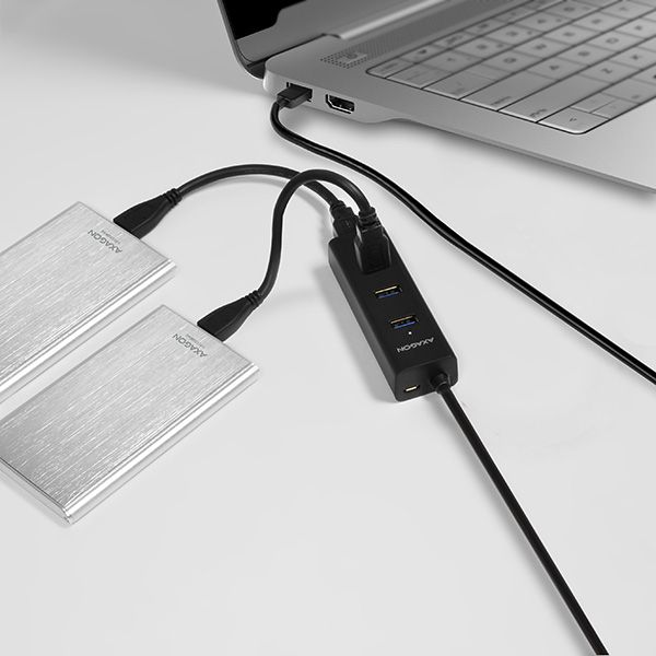 HUE-S2BL USB3.0 CHARGING hub