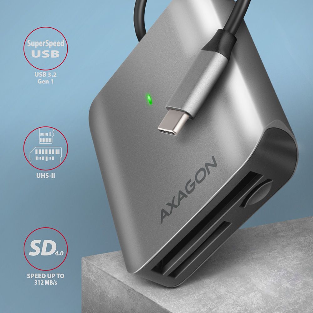 CRE-S3C SuperSpeed USB-C UHS-II čtečka