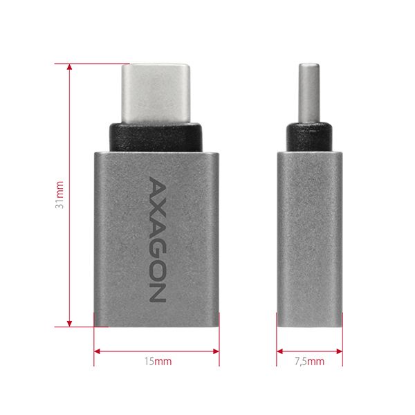 RUCM-AFA USB-C 3.1 M > USB-A F adapter