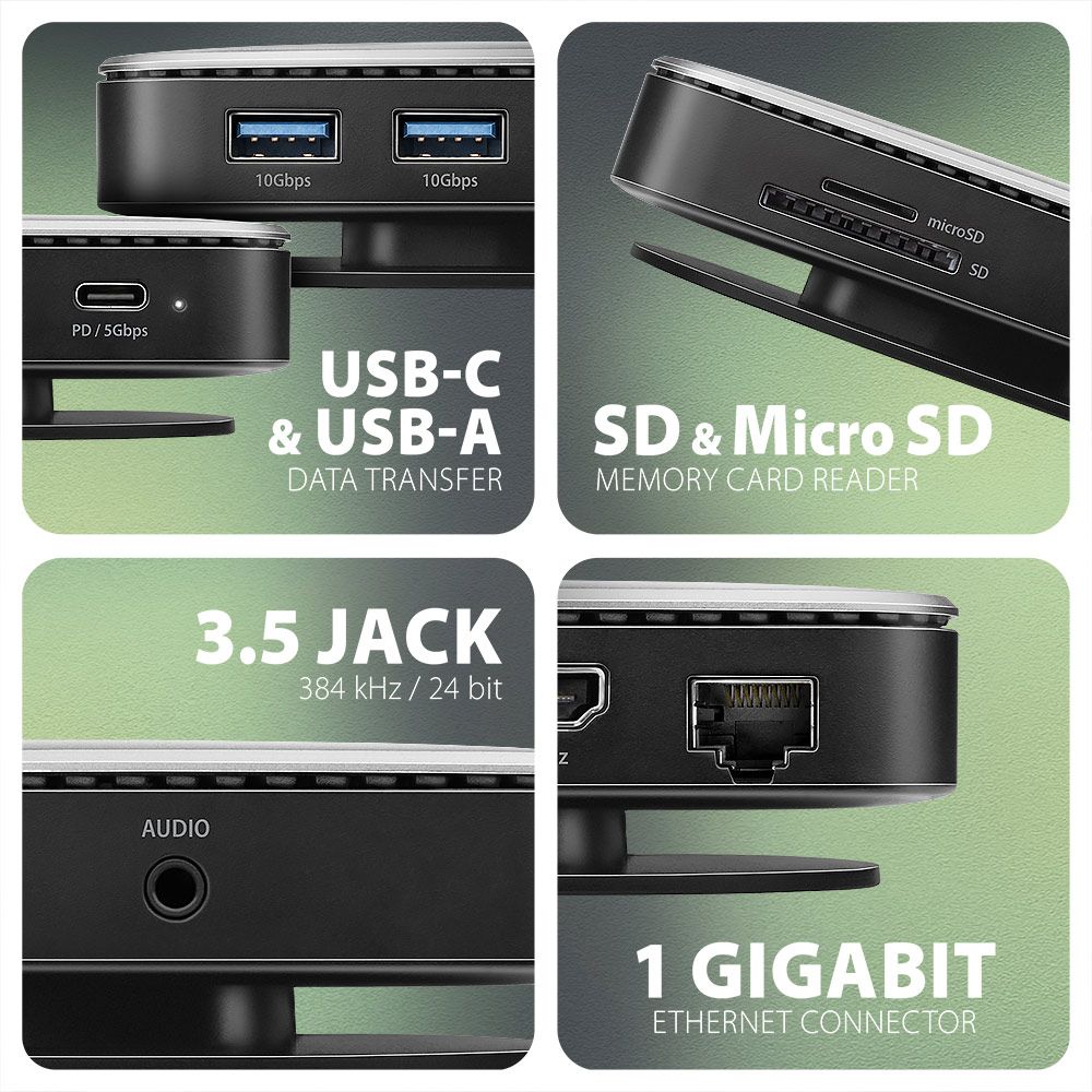HMC-UFO USB-C 10Gbps UFO 9in1 hub
