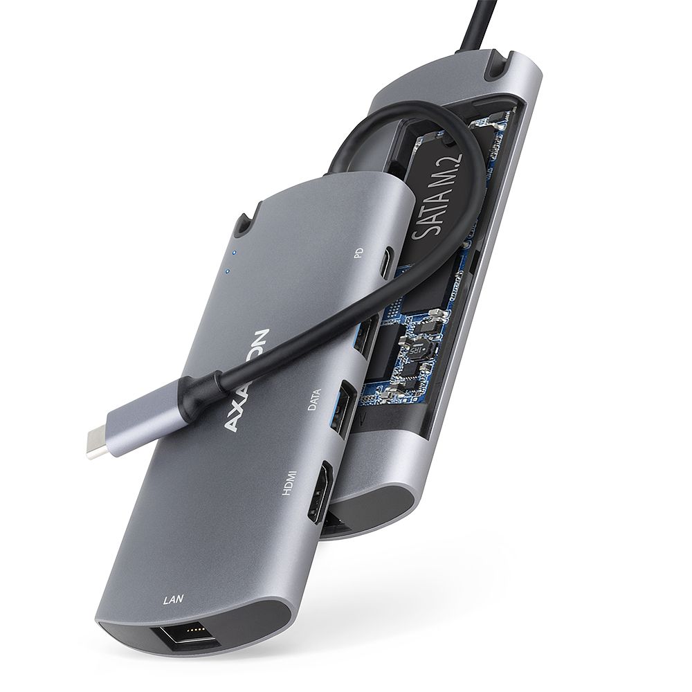 HMC-6M2 SuperSpeed USB-C COMBO 6in1 hub