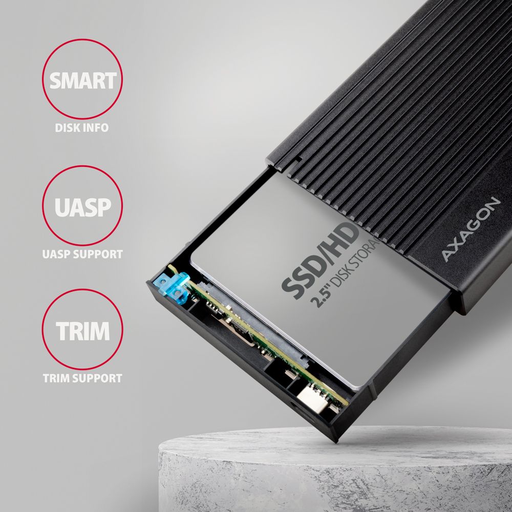 EE25-GTR USB-C 10Gbps RIBBED box