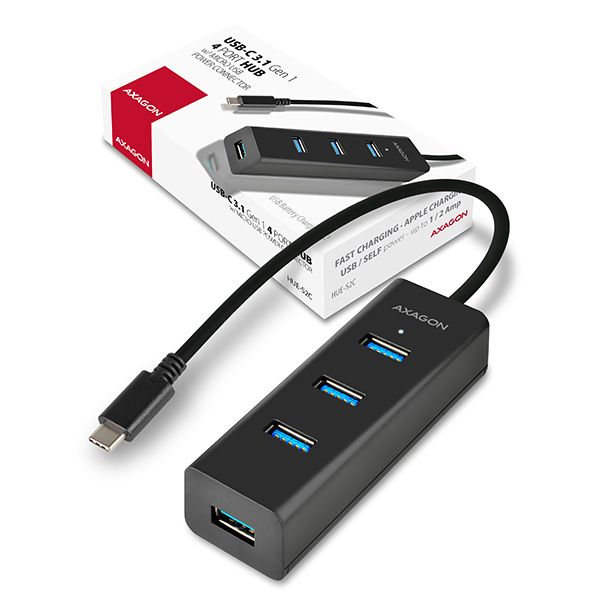 HUE-S2C SuperSpeed USB-C CHARGING hub