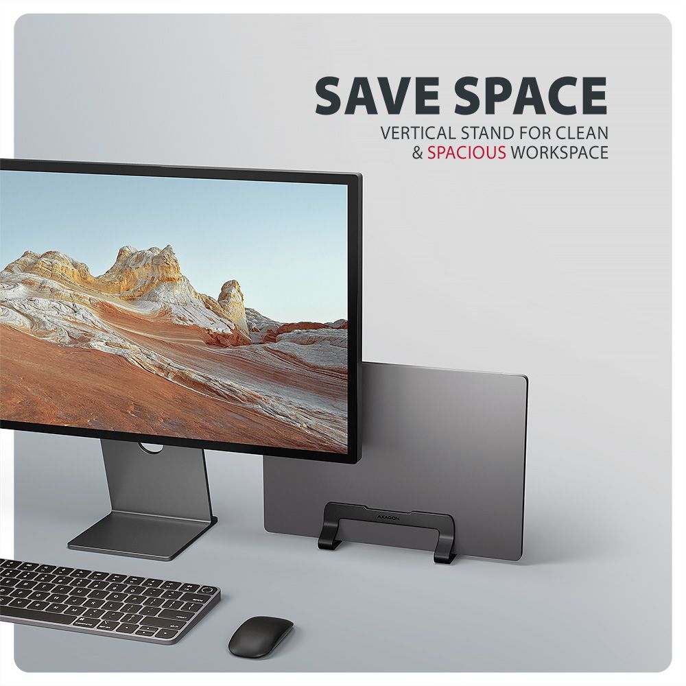 STND-VB vertical stand for laptops and tablets