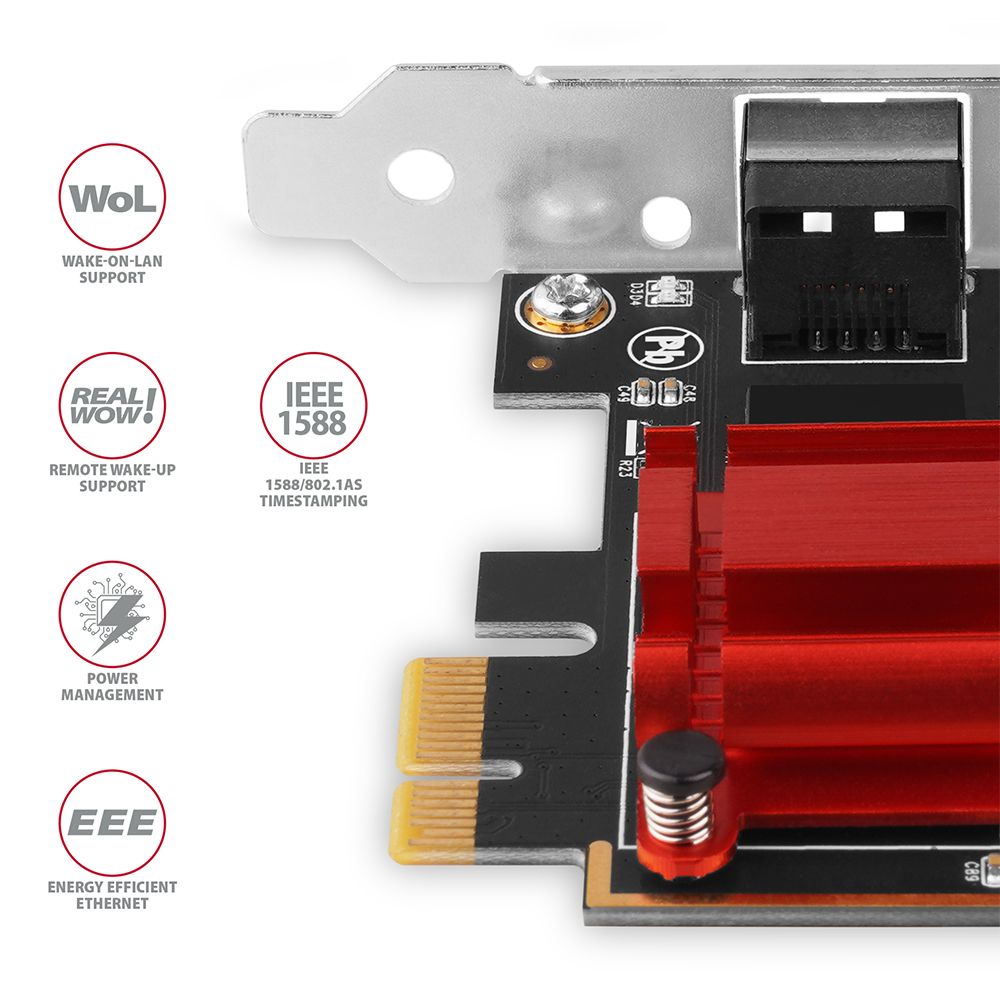 PCEE-G25 PCIe 2.5 gigabit ethernet