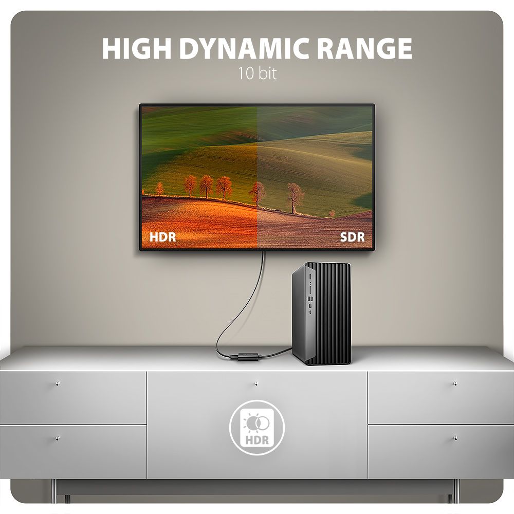 RVD-HI20N DP > HDMI adapter, 4K/60Hz