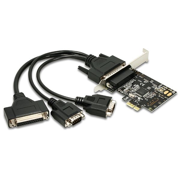 PCEA-SPL PCIe 2x serial+1x paralel