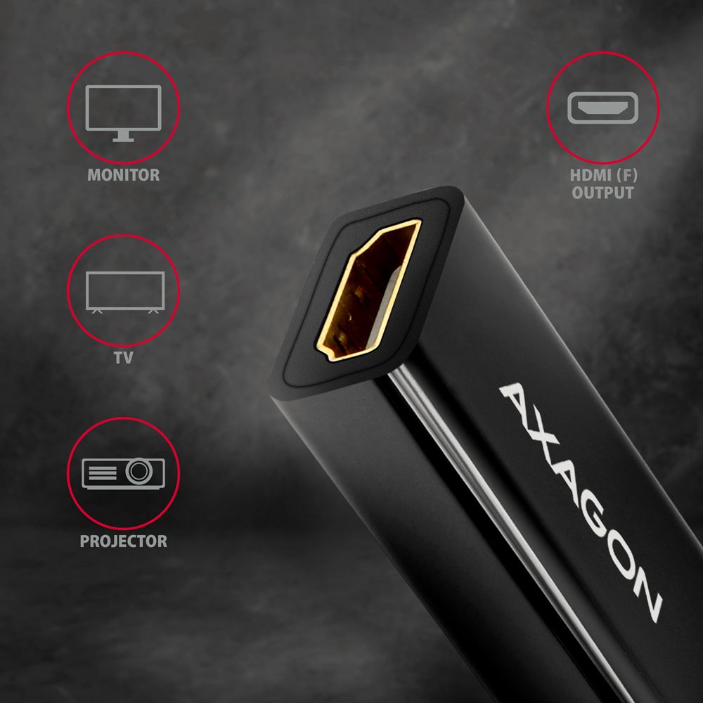 RVDM-HI14N Mini DP > HDMI adaptér, 4K/30Hz