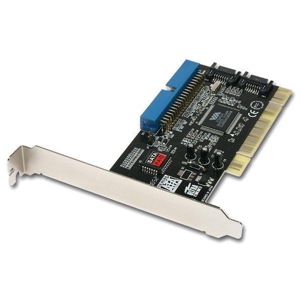 PCIS-35 PCI řadič 2x SATA + 1x ATA, RAID