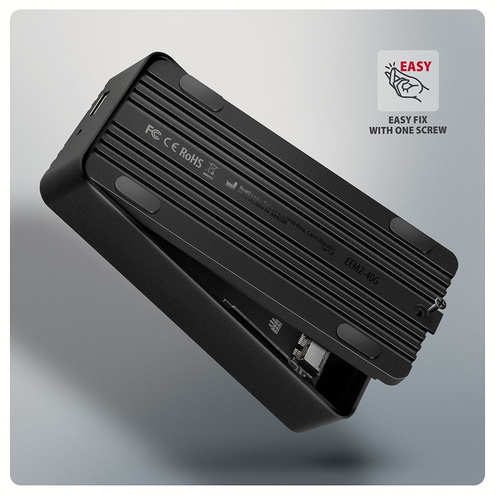 EEM2-40G USB-C 40Gbps zewnętrzna obudowa do M.2 NVMe SSD
