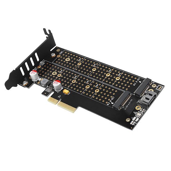 PCEM2-DC PCIe NVMe+SATA M.2 adapter