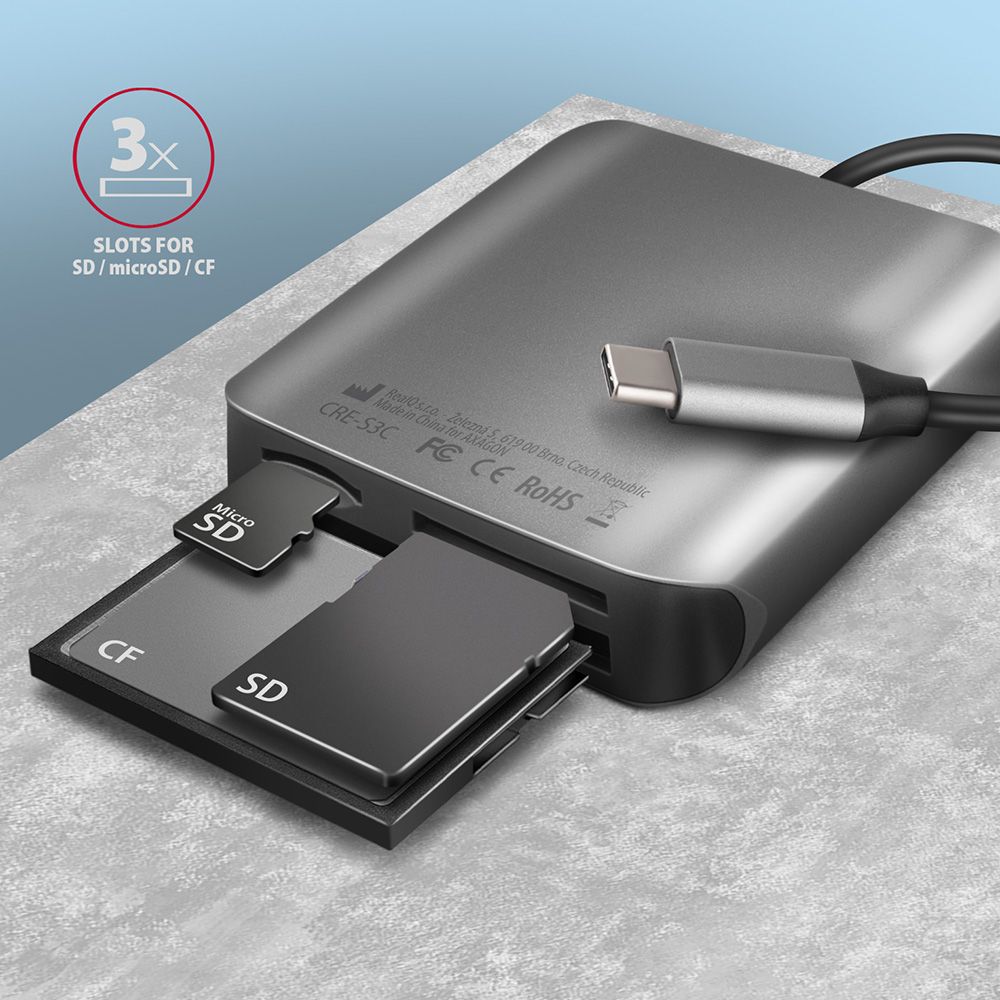CRE-S3C SuperSpeed USB-C UHS-II čtečka