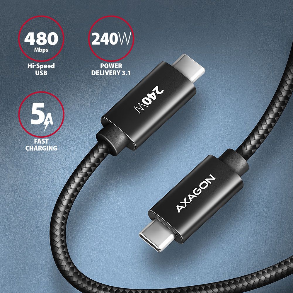 BUCM2-CM20AB CHARGE USB-C <> USB-C kábel 2 m