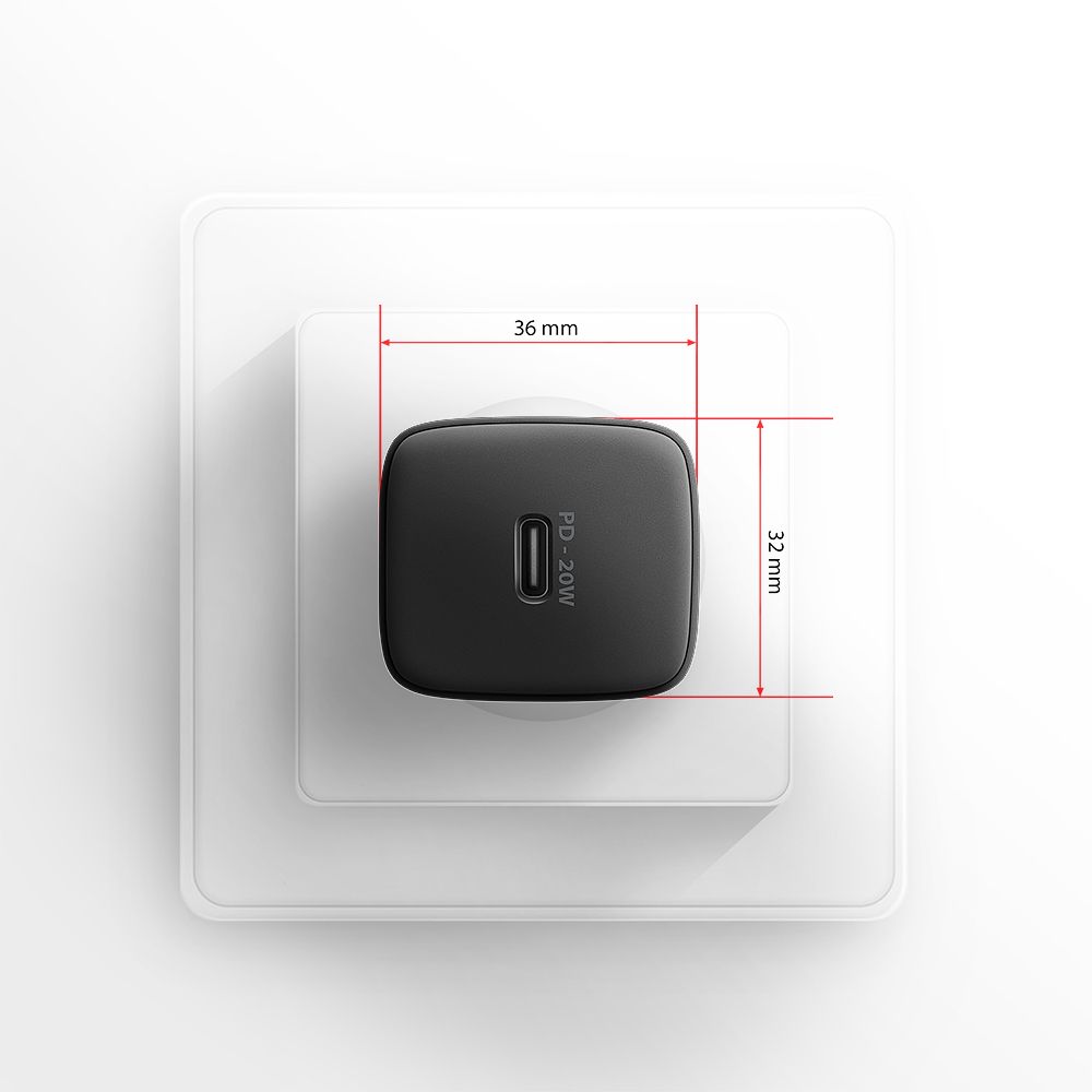 ACU-PD20 PD3.0 & QC4+ 1× OUTPUT wall charger 20W
