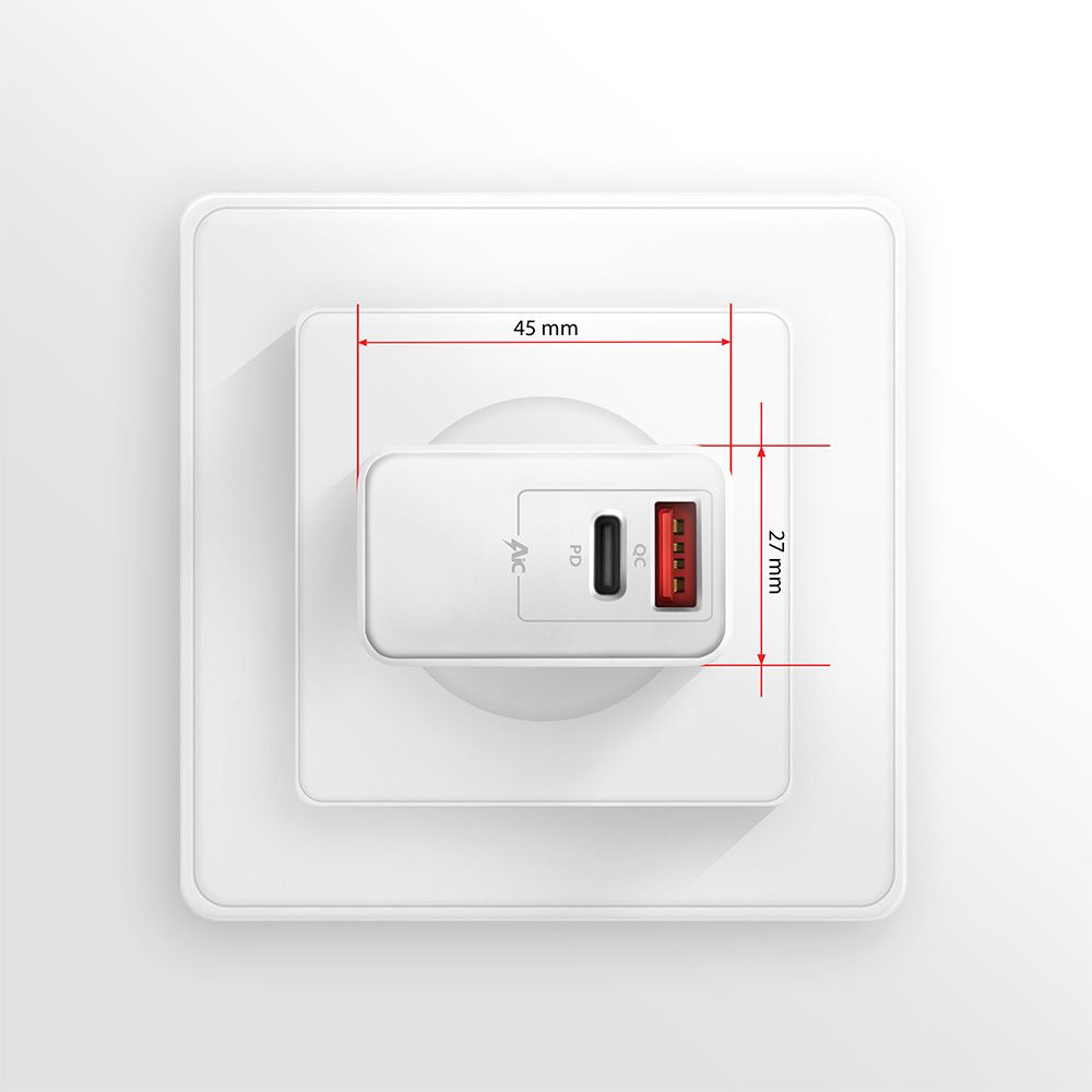 ACU-PQ22W PD & QC wall charger 22W