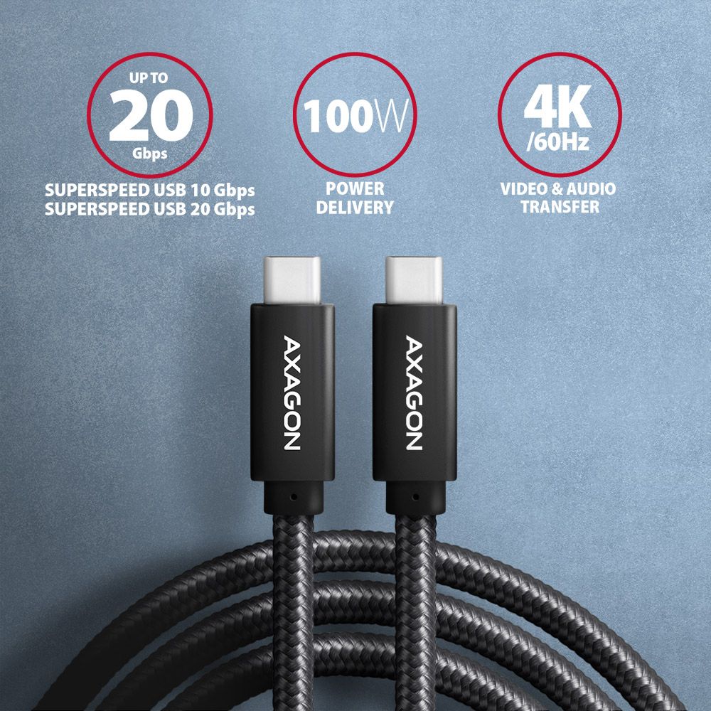BUCM32-CM05AB SPEED+ USB-C <> USB 20Gbps cable 0.5 m