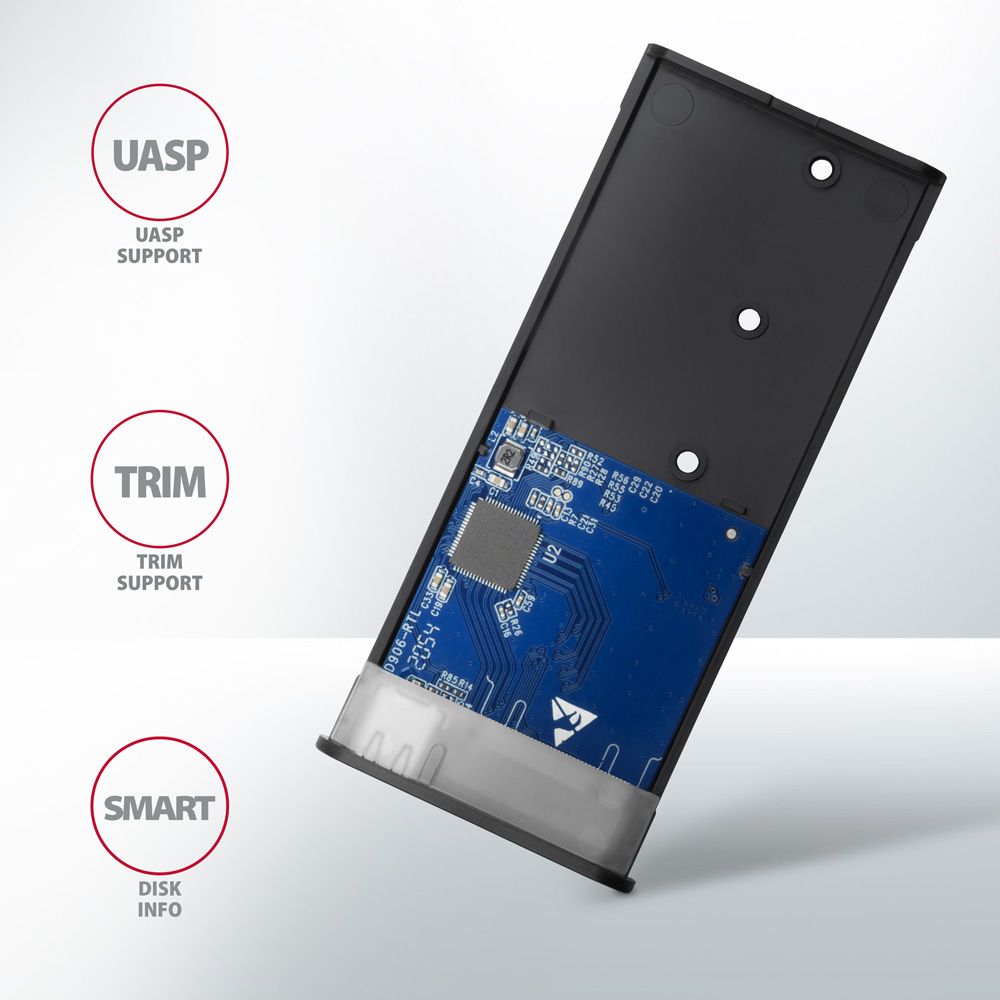 EEM2-SB2 SuperSpeed+ USB-C - M.2 NVMe & SATA SSD RAW box