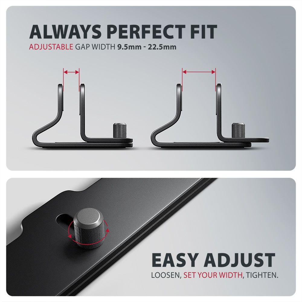 STND-VB vertical stand for laptops and tablets